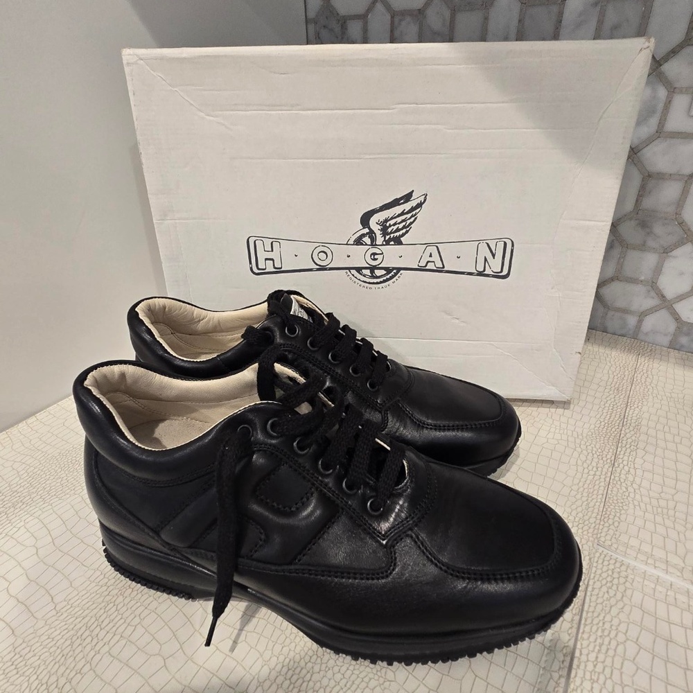 Hogan Leather Lace Shoes Made In Italy - Picture 2 of 15